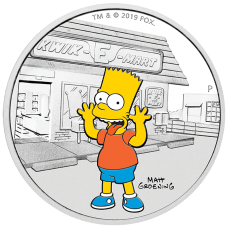 2019 $1 Simpsons - Bart Silver Proof