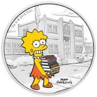 2019 $1 Simpsons - Lisa Silver Proof