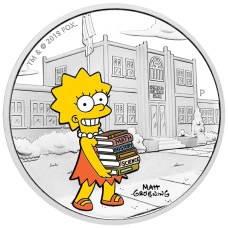 2019 $1 Simpsons - Lisa Silver Proof