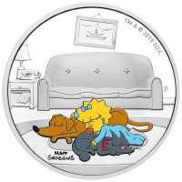 2019 $1 Simpsons - Maggie Silver Proof