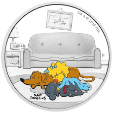 2019 $1 Simpsons - Maggie Silver Proof