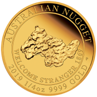 2019 $25 Welcome Stranger Gold Proof