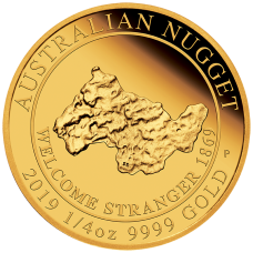 2019 $25 Welcome Stranger Gold Proof