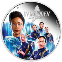 2019 $2 Star Trek Discovery Crew Silver Proof