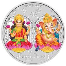 2019 Diwali Silver Medallion