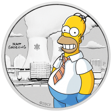 2020 50c Simpsons - Homer Silver Coin