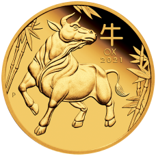 2021 $25 Year of the Ox Gold Proof