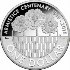2018 $1 Armistice Silver Proof