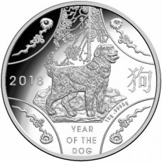 2018 $30 Lunar Dog 1kg Silver Proof