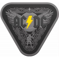 2018 $5 AC/DC Black Silver Proof