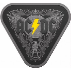 2018 $5 AC/DC Black Silver Proof