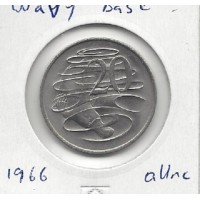 1966 20c Wavy Base aUnc