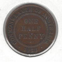 1923 Halfpenny F
