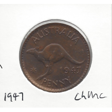 1947 Penny ChUnc