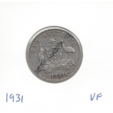 1931 Shilling VF