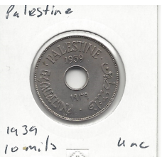Palestine 1939 10 Mils Unc