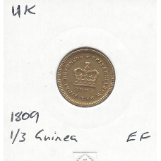 Great Britain 1809 Third Guinea EF (George III)