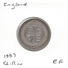 Great Britain 1887 Shilling EF